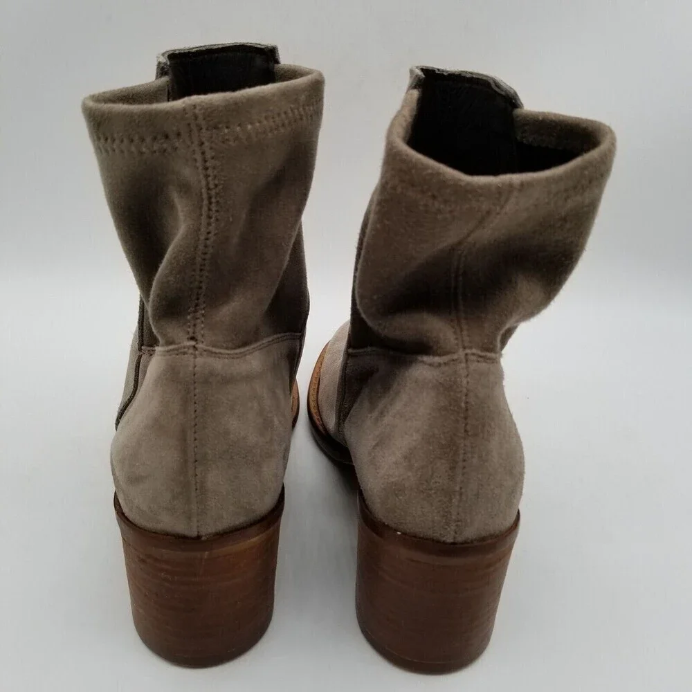 Cordani Womens Taupe Round Toe Pull On Ankle‎ Booties Size US 6.5 EUR 37